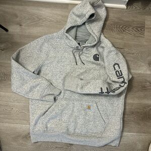 Carhartt Gray Sweatshirt Hoodie Casual Comfort